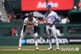 다저스 대 자이언츠 아이콘