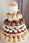 Cup cake wedding cake