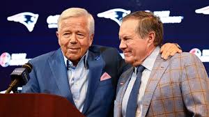 Bill Belichick discussing his coaching journey with the Patriots