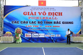 Bắc Giang: Khai mạc Giải vô địch pickleball các câu lạc bộ tỉnh