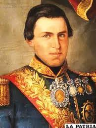 JORGE CÓRDOVA Nació en La Paz el 23 de abril de 1822 y murió junto a un centenar de personas detenidas el 23 de octubre de 1861 en la misma ciudad. - 115120_12_06