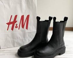 H&M ブーツの画像