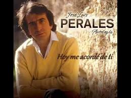 Resultado de imagen para letra de la cancion hoy me acorde de ti de jose luis perales