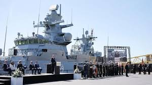 Korvette "Lübeck" bei Blohm + Voss in Hamburg getauft