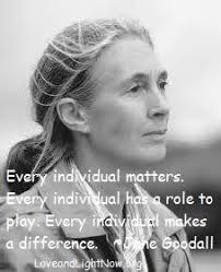 Inspirational Quotes By Jane Goodall. QuotesGram via Relatably.com