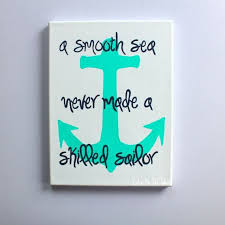 canvas mint green sailing nautical wall quotes sign - wall decor ... via Relatably.com