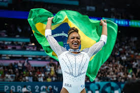 Rebeca Andrade é escolhida pelo COI para levar a Bandeira Olímpica na abertura de Milão-Cortina 2026