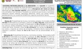 Lluvias y tormentas