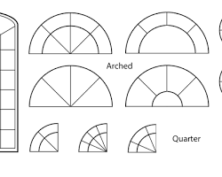 Image of window with a curved arch grid pattern