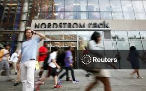 Licensable picture: People walk past the Nordstrom Rack store, in New York's Union Square