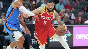 Houston Rockets players preparing for NBA Cup game against Dallas Mavericks