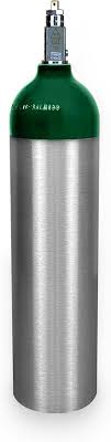 ResOne Portable Aluminum Medical Oxygen Cylinder, D Size ...