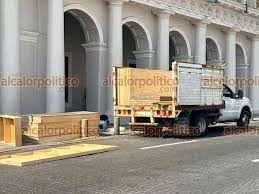Preparativos para el desfile obrero