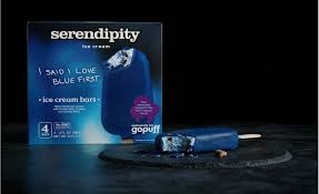 Serendipity teams with Gopuff for "I Said I Love Blue First" ice cream bars