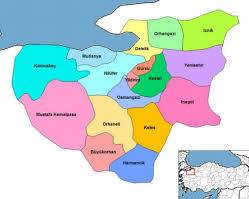 Gemlik haritası resmi