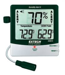 Extech 445815 Hygro-Thermometer Humidity Alert with Dew ...