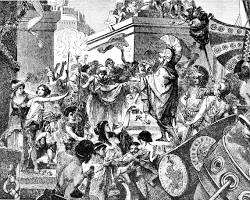 Image of Alcibiades returning to Athens