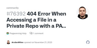 Image result for 404 error dog/url?q=https://github.com/orgs/community/discussions/39123