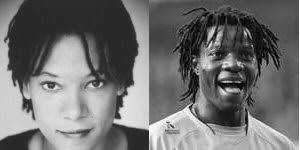 Pies reader SweetG reckons Manchester City&#39;s Zimbabwean striker Benjani is the spit of actress Nina Sosanya. Perhaps more a Shit Lookalike/Horror Hair combo ... - benjani%2520lookalike