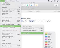 Image of Highlighting text on Mac