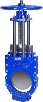 8" Ductile Iron Knife Gate Valve, 2-PC Body, Rising Stem ...