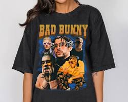 Bad Bunny graphic tee