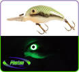 Glow in the dark bass lures