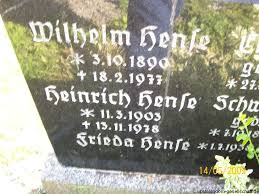 Grab von Frieda Hense (01.07.1938-09.08.1974), Friedhof Wirdum ...