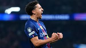 Paris Saint-Germain 2-2 Monaco (5-4 agg): Holders survive against 10-man visitors to reach last 16