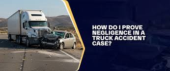 Proving Negligence in Truck Accident Cases: Understanding the Four Key Elements