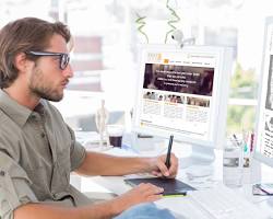 รูปภาพอาชีพนักออกแบบเว็บ