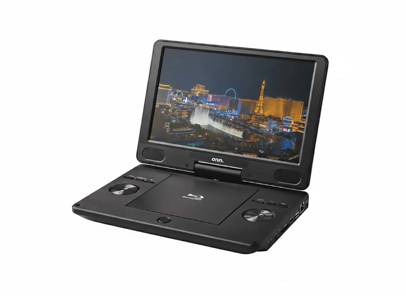 Onn. 100009768 Portable Blu-Ray Disc/DVD Player with 1080p HD Resolution