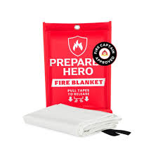 Emergency Fire Blanket | Fire Safety Blanket | Prepared Hero ...