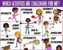 Image of challenging physical activity