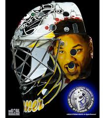 Yesterday we saw a Care Bears hockey goalie mask, and today another classic television show has made it to the side of a net protector&#39;s helmet. - binnington_1-2_original