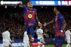 Raphinha anota dos en la victoria del Barcelona 2-0 ante Osasuna