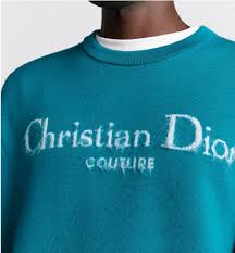 Dior o1w1db10825 443M64 Christian Dior Couture Sweater in Blue | Grailed