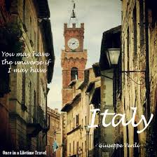 italy quotes | Once in a Lifetime Travel via Relatably.com