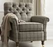 Tweed armchair