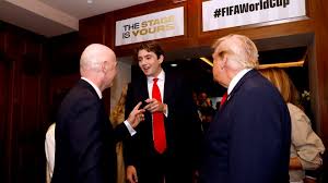 Barron Trump photographed at World Cup in rare public appearance