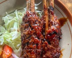 Gambar Sate Kambing Buntel Pak H. Kasdi Solo