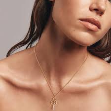 BENEIGE Dainty Gold Necklaces for Women 14K Gold Plated Arrowhead Snake Necklace Pendant with Cubic Zirconia Gold Chain Necklace Minimalist  - Product from Amazon.com