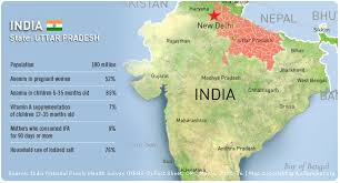 Image result for uttar pradesh map