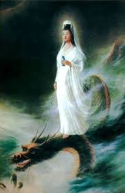 Image result for mother mary, quan yin, green and white tara