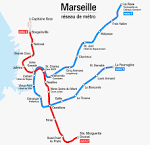 Plan du site RTM, Rgie des Transports de Marseille : Mtro