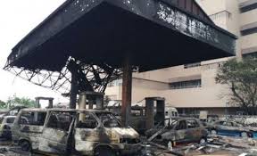 Image result for ghana gas station burned