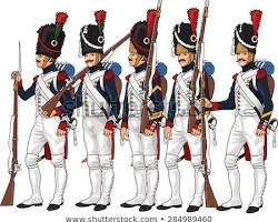 Image of Napoleon's Grand Army military uniforms