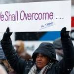 Latest: Thousands gather Memphis where
