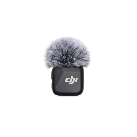 Dji Mic Mini Wireless Lavalier Microphone 1 TX + 1 Mobile RX Detail-Rich Audio Video Recording for Mobile Phones, Size: 1XL, Black