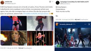 Britney no Rio de Janeiro: usuários especulam show gratuito da cantora